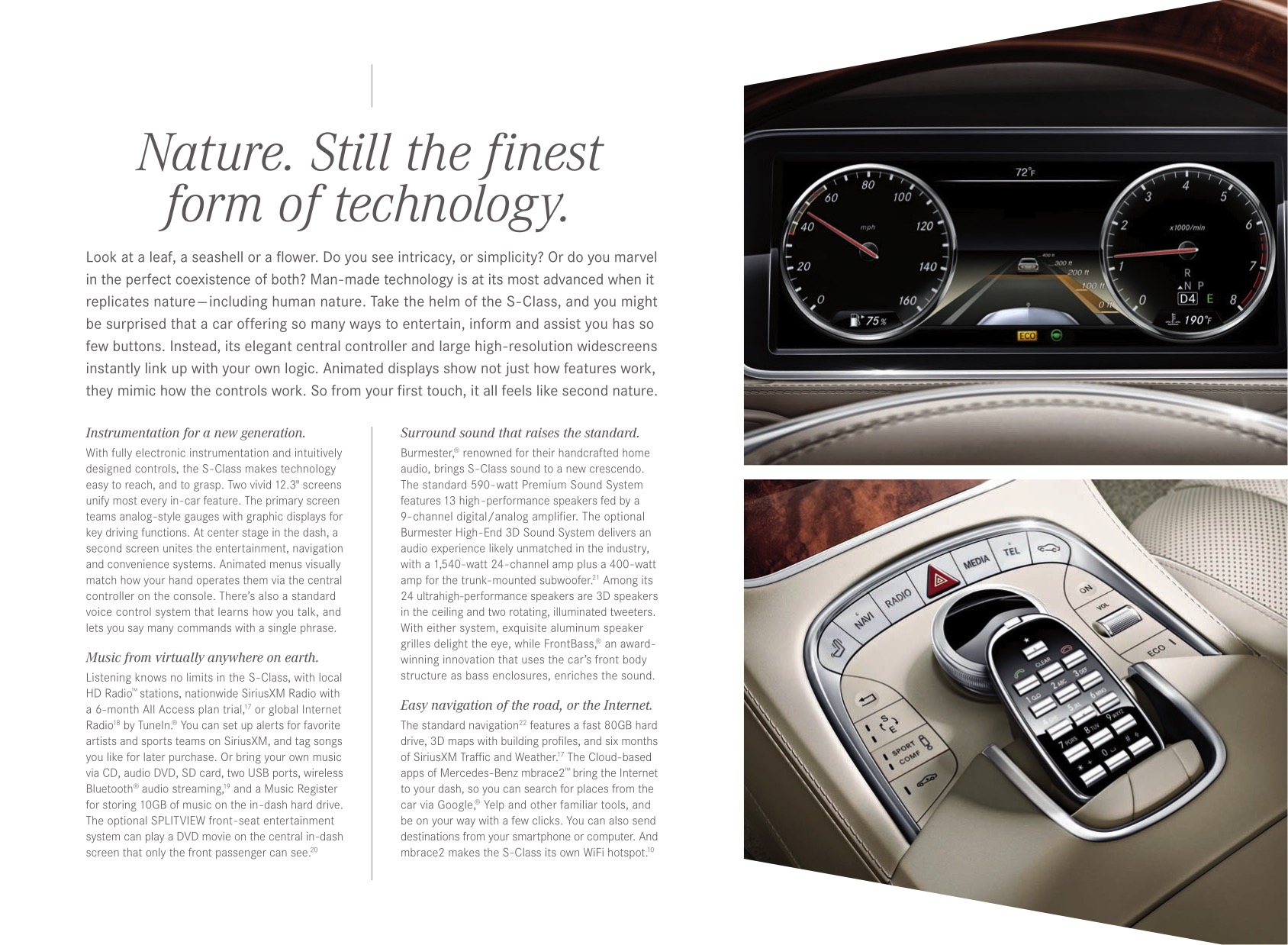 2014 Mercedes-Benz S-Class Brochure Page 7